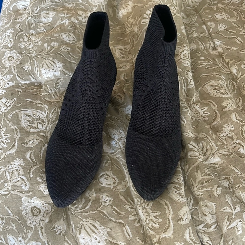 Eileen Fisher black sock bootie- size 7. Never worn.